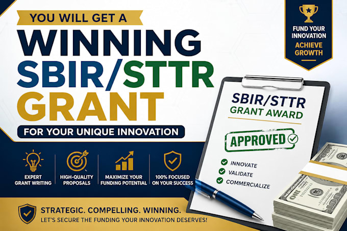do a winning sbir,sttr grant for your unique innovation