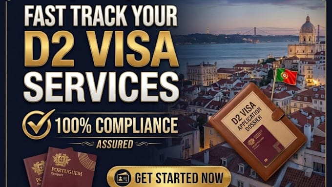 help you with portugal d2 visa business plan and application
