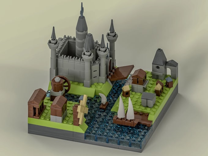 create custom lego houses, buildings and architectural mocs