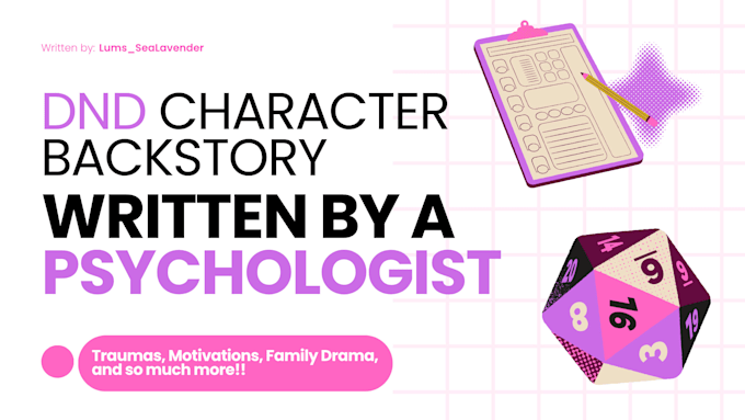 as a psychologist, write your dnd character backstory