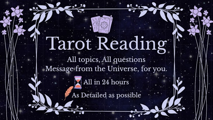 do a personalized tarot reading, a message from the universe