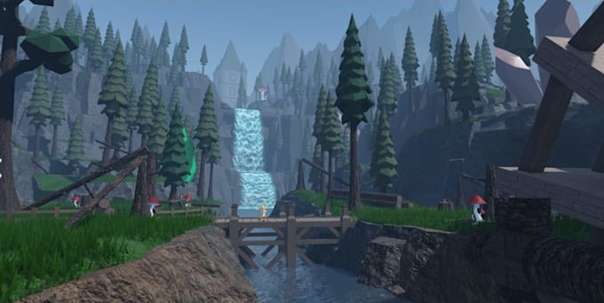 build a professional roblox map, terrain and game environment