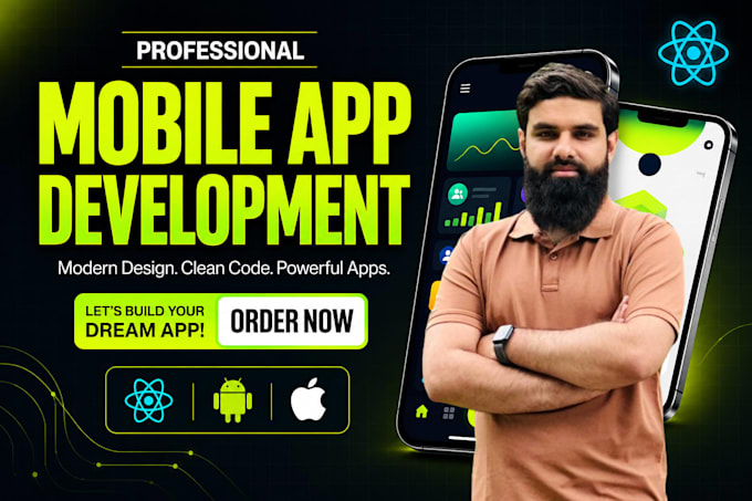 develop react native ios and android mobile app