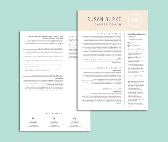 Provide Amazing Cv Resume Template For Microsoft Word By
