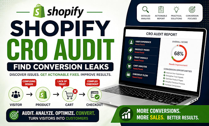 do a shopify cro audit and conversion rate optimization