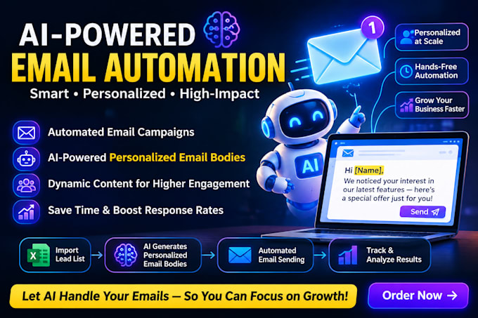create automated ai email sender or replier