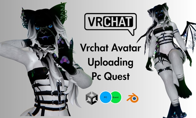 vrchat avatar upload unity setup sdk fixes PC quest upload to vrchat account