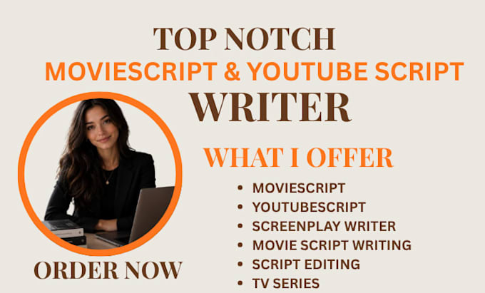 write feature film screenplay movie script TV pilot screenwriting youtube script