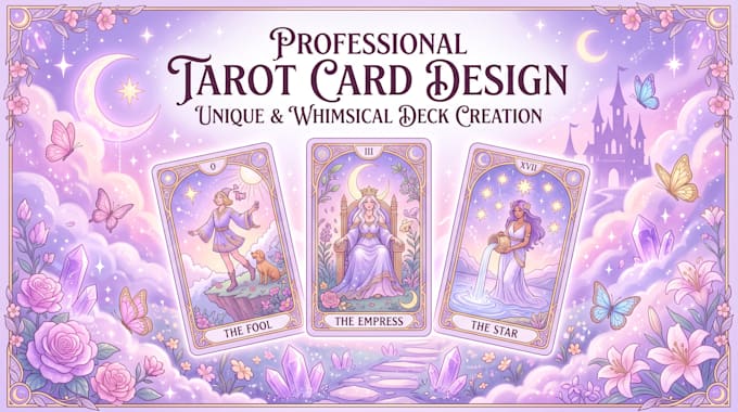 design custom tarot cards, oracle cards