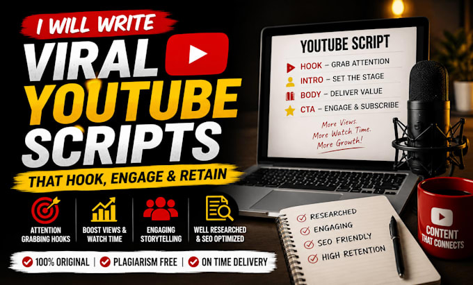 write engaging youtube script writing