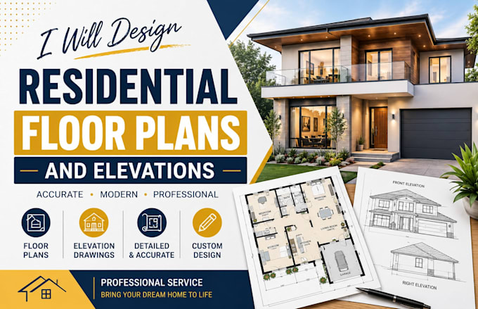 design residential floor plans and elevations