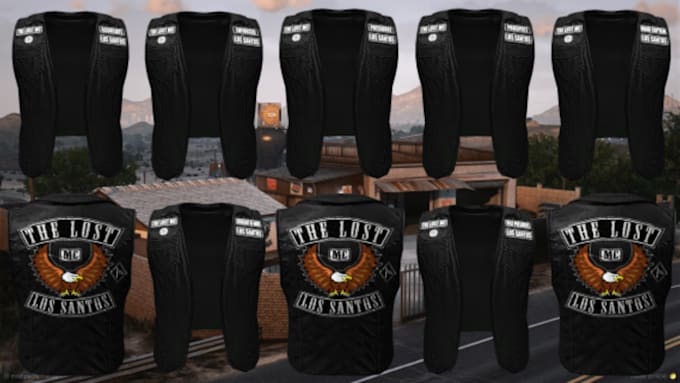 create mc kuttes fivem vest flag mc bike patch kuttes