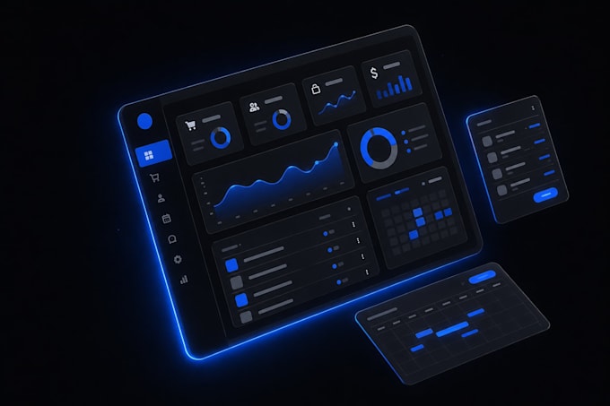 build a booking or e commerce system with admin dashboard