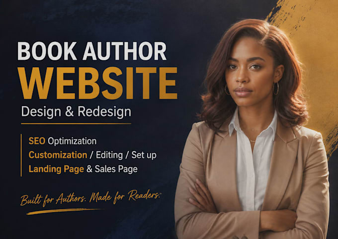 design author book website, ebook website, wix website, author website redesign
