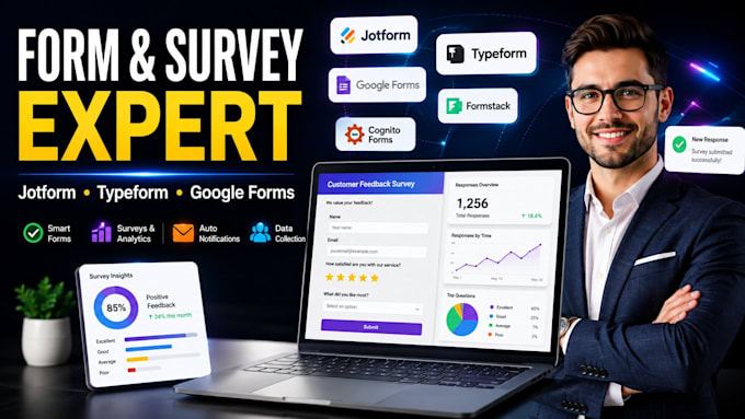 create jotform, typeform, google form, cognito form, surveys, formstack survey