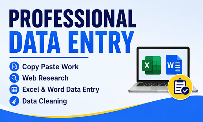 do copy paste, data entry and web research