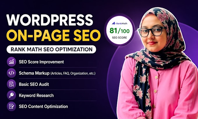 optimize wordpress on page SEO with rank math