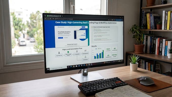 build landing page with custom google apps script automation