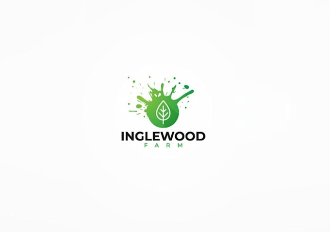 design organic vegetable farm central logo