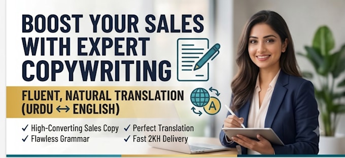 be your expert copywriter and translator