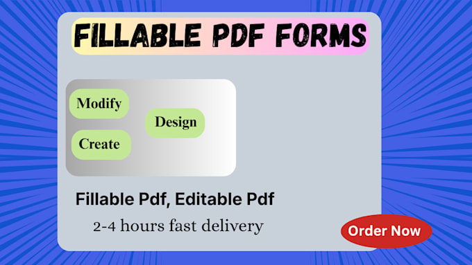make fillable PDF form