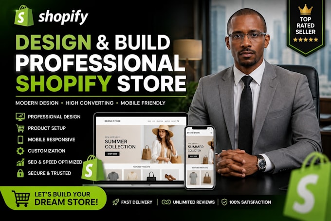 design and build a high converting shopify store