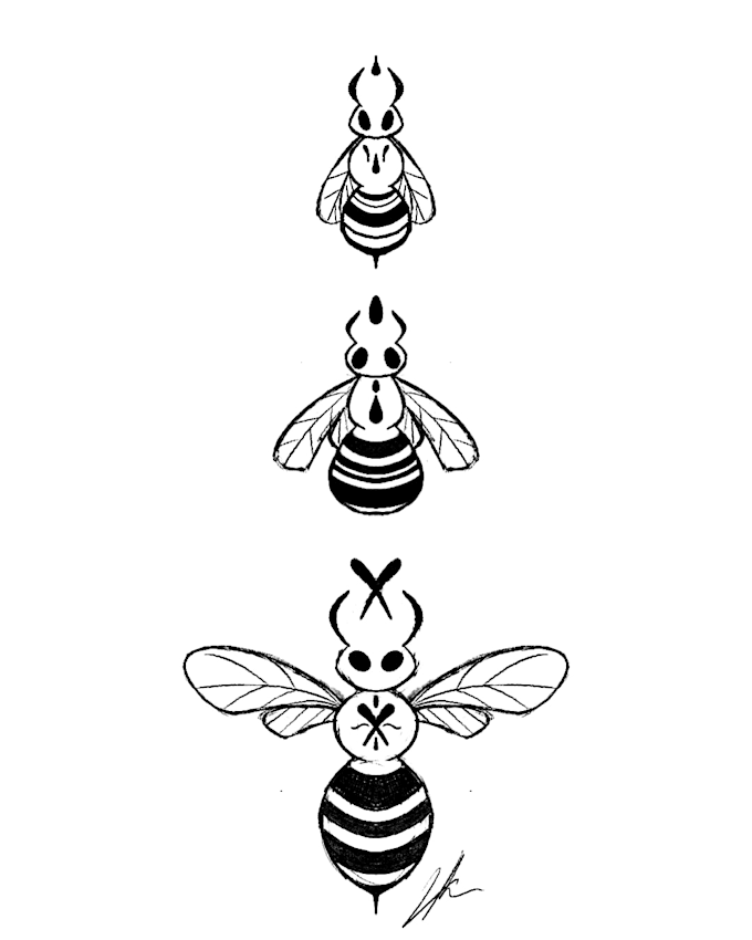 create a custom illustration or tattoo concept from an idea