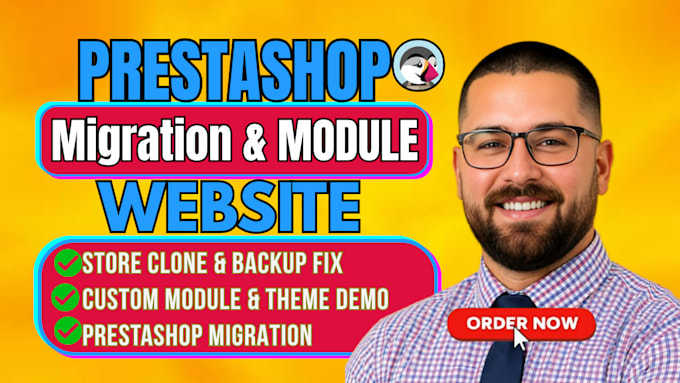 do prestashop migration, update, clone, debug fix backup and speed optimization