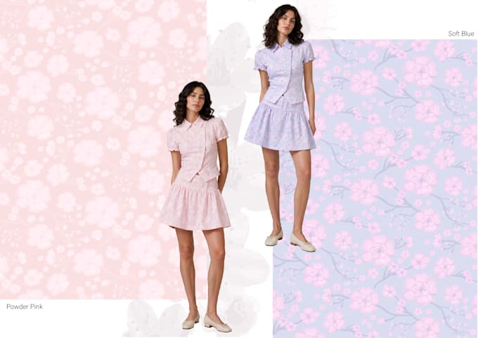 create unique seamless prints and surface pattern designs
