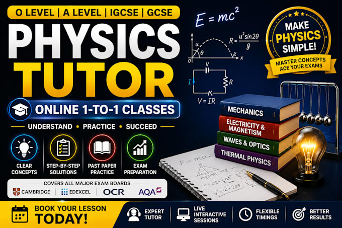 tutor o level and a level physics online