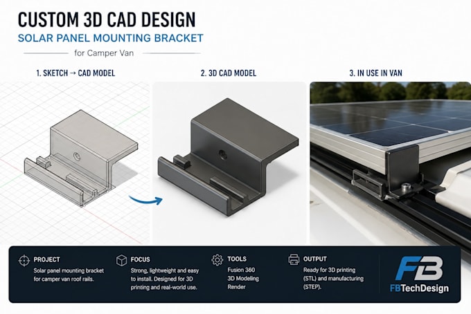 design custom 3d printed camper van parts and accessories