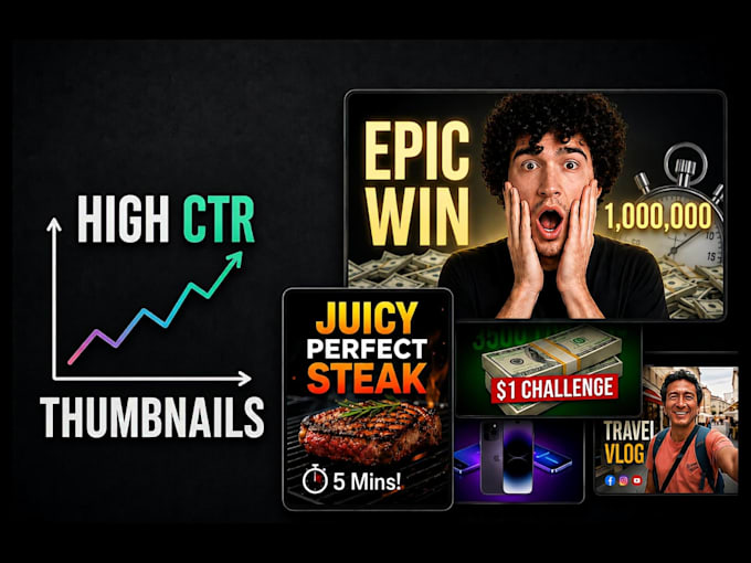design custom youtube thumbnails