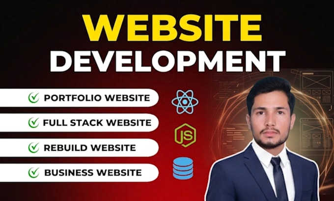 create personal portfolio website and full stack website