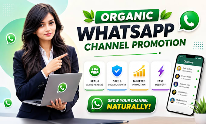 grow your whatsapp channel with targeted promotion