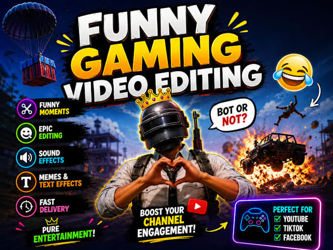 do funny gaming video editing