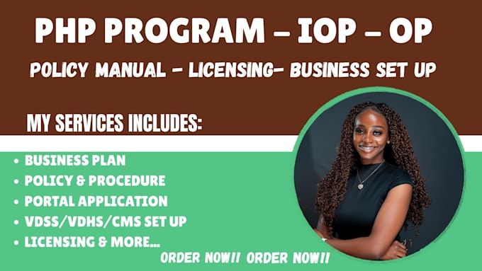 set up iop, PHP and outpatient behavioral health program