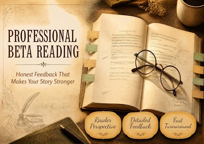 beta read your romance manuscript or sci fi novel as an alpha beta reader