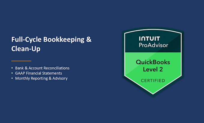 do bookkeeping and accounting clean up