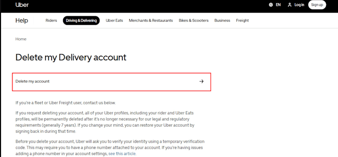 reactivate deactivated uber eats, doordash, spark driver and uber account