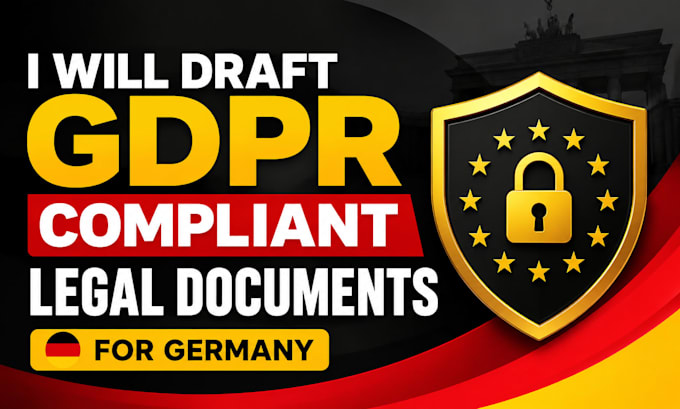 draft gdpr compliant privacy policy, terms and legal documents for germany