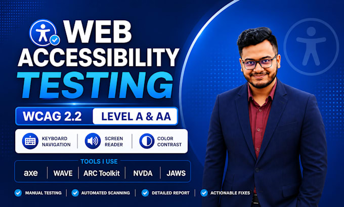 perform web accessibility testing based on wcag guidelines