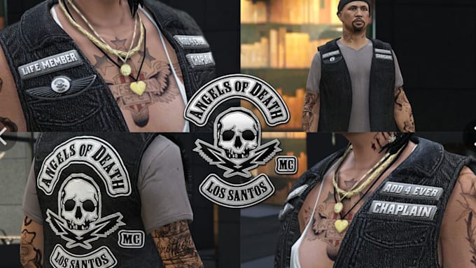kuttes for fivem ped, fivem chain, fivem clothing and more
