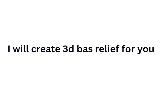 sculpt 3d coin model bas relief for 3d printing