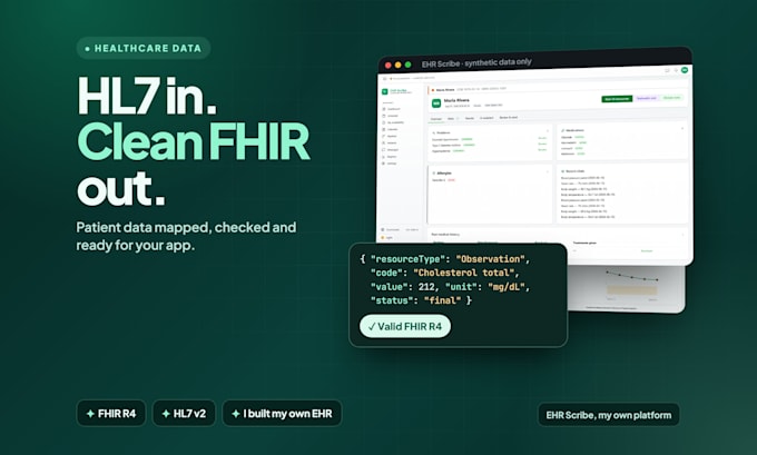 do fhir hl7 integration and emr ehr healthcare API development
