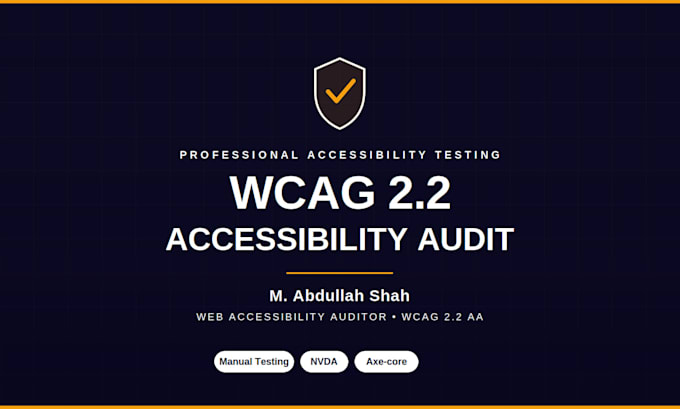 perform a full enterprise wcag 2 2 website accessibility audit