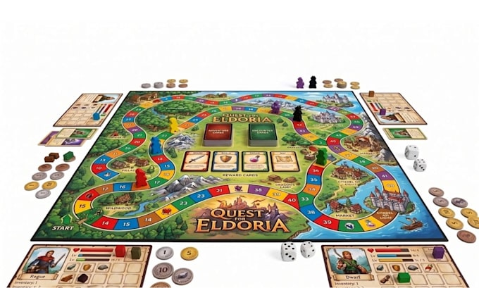 design your board game card game tabletop game mechanics and prototype
