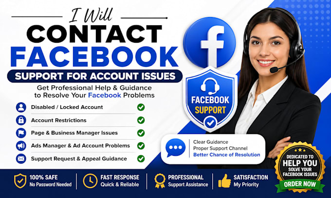 contact facebook support for account issues and troubleshooting