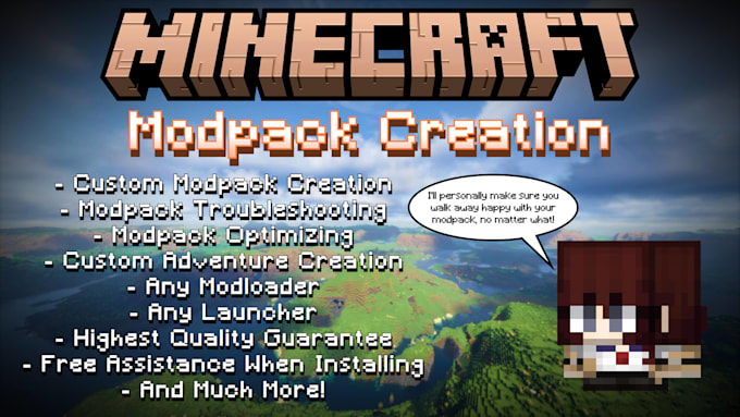 create, design, and optimize a quality minecraft modpack