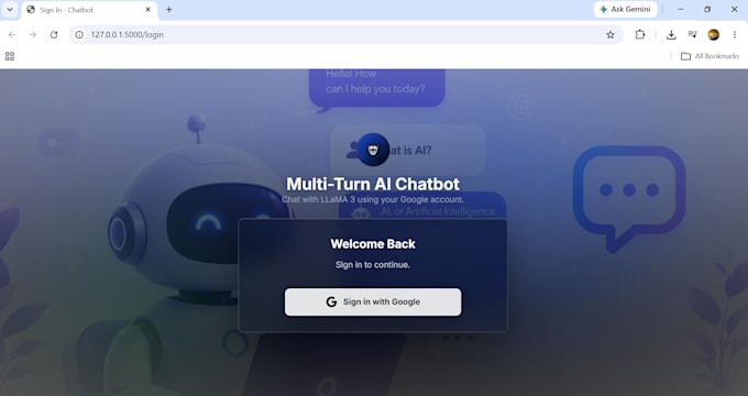 develop an ai chatbot for your website using python