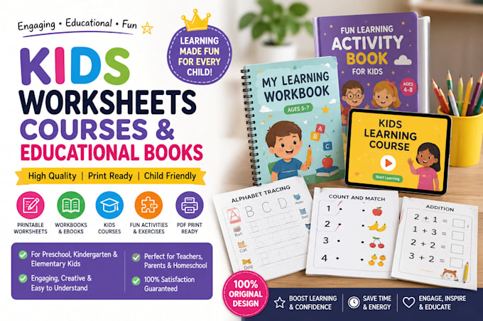 create engaging kids course curriculum and lesson plans